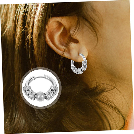 📢📢 50% DE RÉDUCTION ! ✨Boucles d'oreilles chic à spirales et perles