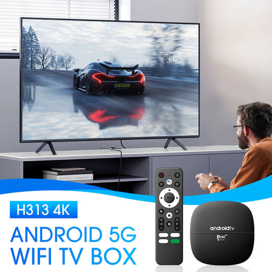 📢📢 50% DE RÉDUCTION ! ✨H313 Boîtier TV Android 5G WiFi 4K
