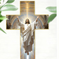 📢📢60% DE RÉDUCTION ! ✨🔥Décoration murale rétro avec croix représentant Jésus-Christ