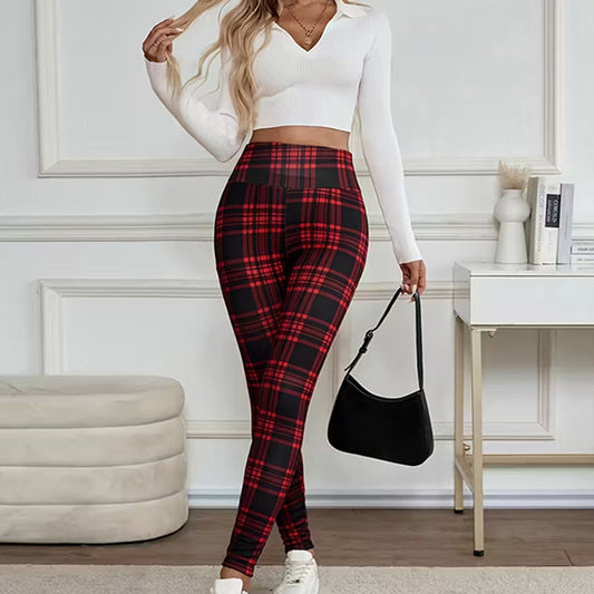 📢📢60 % de réduction !!⏰Leggings en polaire à carreaux pour femmes🔥
