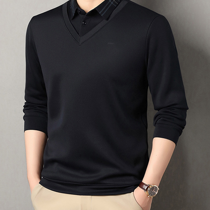 📢📢70% DE RÉDUCTION !!! ✨Chemise d'hiver 2 pièces pour homme, doublée de peluche synthétique
