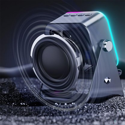 📢📢60 % DE RÉDUCTION !!! ✨Enceinte Bluetooth sans fil à induction 5 en 1 avec support réglable pour téléphone