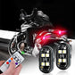📢📢60 % DE RÉDUCTION !!! ✨Feu d'avertissement LED portable pour voiture avec télécommande