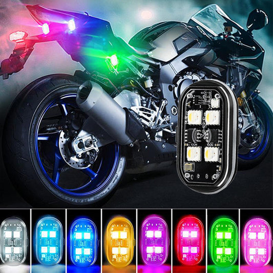 📢📢60 % DE RÉDUCTION !!! ✨Feu d'avertissement LED portable pour voiture avec télécommande