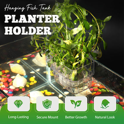 📢📢Achetez-en 1， obtenez-en 1 gratuitement✨Support suspendu pour aquarium et plante