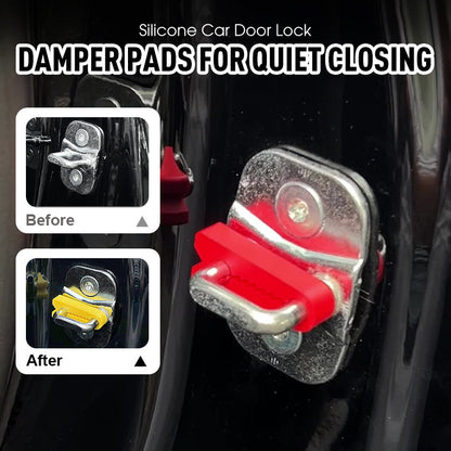 Coussinets amortisseurs en silicone pour serrures de portes de voiture, pour une fermeture silencieuse