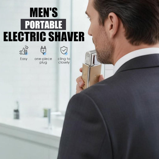 📢📢Offre à durée limitée!!🎅Rasoir électrique portable pour hommes