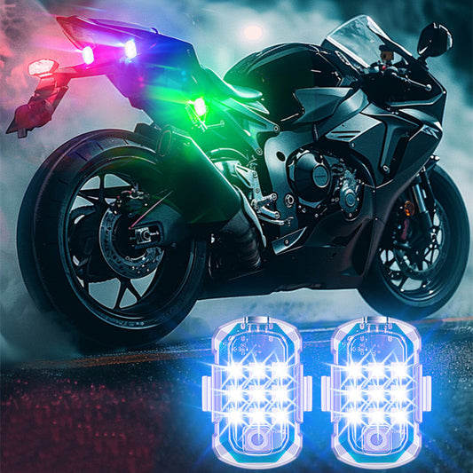 📢📢60% DE RÉDUCTION !!! ✨Lampe d'avertissement nocturne à télécommande LED pour voitures et motos