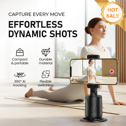📢📢55% DE RÉDUCTION ! ✨Support portable pour téléphone avec suivi automatique à 360°