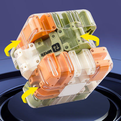 🧩 50% DE RÉDUCTION! ✨ Cube Labyrinthe 3D à Bille - Double Jeu Éducatif avec 120 Parcours pour Développer la Logique Spatiale et la Concentration 🧠🔛