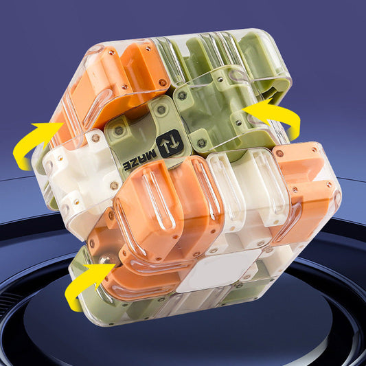 🧩 50% DE RÉDUCTION! ✨ Cube Labyrinthe 3D à Bille - Double Jeu Éducatif avec 120 Parcours pour Développer la Logique Spatiale et la Concentration 🧠🔛