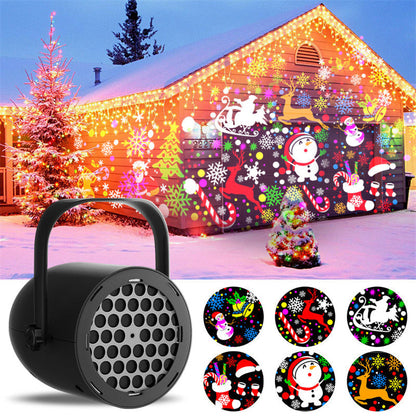 📢📢50 % de réduction !!! 🎅Projecteur de Noël USB à 16 Motifs Magiques ! ✨❄️