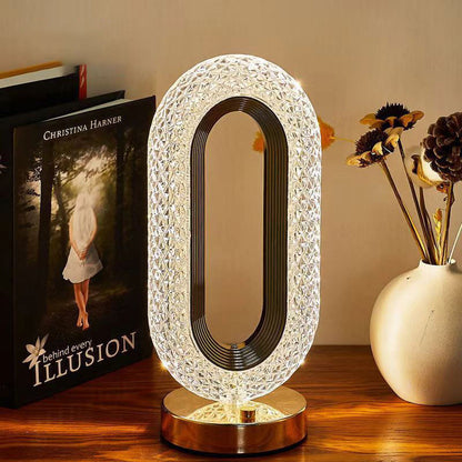 📢📢50% DE RÉDUCTION !!! 🎅Ensemble élégant de veilleuses rechargeables tactiles pour chevet📍Design à facettes de diamant📍