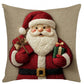 📢📢60% DE RÉDUCTION !!! 🎅Housse de coussin festive avec motif de Noël