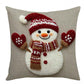 📢📢60% DE RÉDUCTION !!! 🎅Housse de coussin festive avec motif de Noël