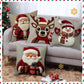 📢📢60% DE RÉDUCTION !!! 🎅Housse de coussin festive avec motif de Noël