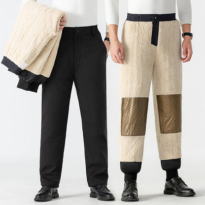 📢📢56 % DE RÉDUCTION !!! ✨Pantalon thermique confortable pour homme avec genouillères en graphène