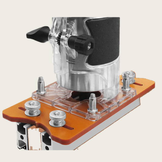 📢📢40 % DE RÉDUCTION !! ⏰ BASE COMPACTE 2-EN-1 - Pour Rainurage et Fraisage du Bois, Guidage Laser Intégré et Réglage de Précision Millimétrique 🔧📐