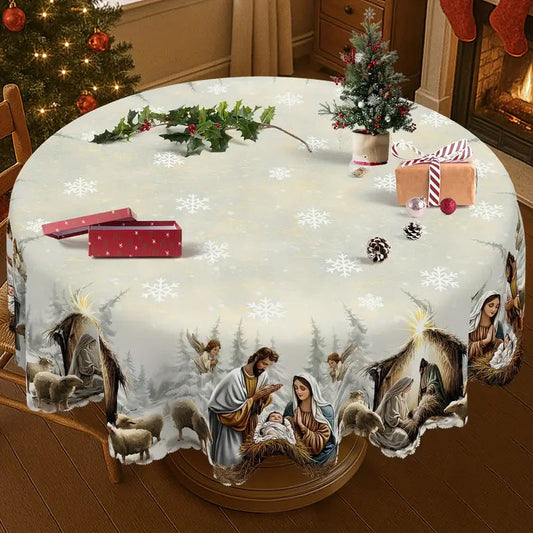 Nappe de Noël pour les repas des fêtes