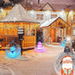 📢📢50% DE RÉDUCTION !!! 🎅Boule décorative gonflable en PVC pour Noël en extérieur