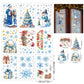 📢📢50 % de réduction！！！  ✨ Une fenêtre magique pour Noël – Décorations scintillantes, sans colle, visibles dehors et dedans !