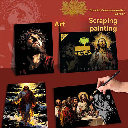📢📢50 % de réduction！！✨Kit de peinture Scratch Art pour adultes