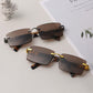 📢📢60 % de réduction !!!✨  Lunettes de soleil en cristal naturel - Protection UV400 & Légères, Idéales pour la conduite et les sorties ✨