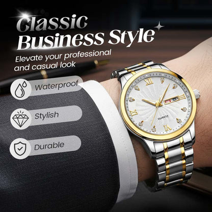 📢📢60 % de réduction !!!🎅Montre lumineuse imperméable bicolore pour homme