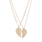 📢📢60 % de réduction !!!✨Collier dévotionnel cœur brisé pour couples