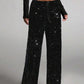 📢📢60 % de réduction !!! ✨👖Pantalon Large à Paillettes Femme💥Éclat de Fête & Confort Garanti ✨