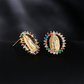 📢📢50 % de réduction !!! 🎅Boucles d'oreilles étincelantes Vierge Marie pour la foi et la mode