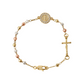 📢📢50 % de réduction !!!✝️Bracelet élégant avec croix en strass