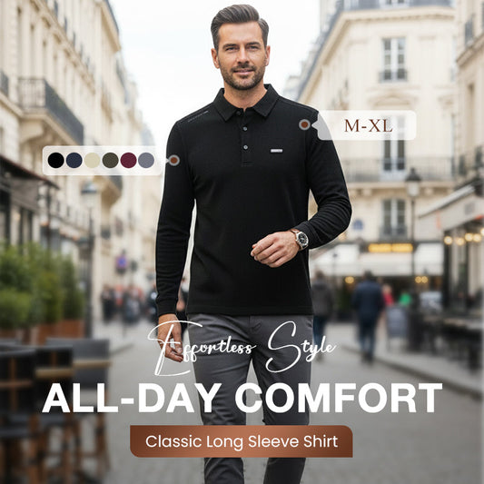 📢📢60 % de réduction !!!  💖 Chemise classique à manches longues pour homme
