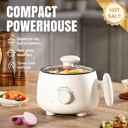 📢📢60 % de réduction !!! ✨Pot électrique antiadhésif multifonctionnel portable
