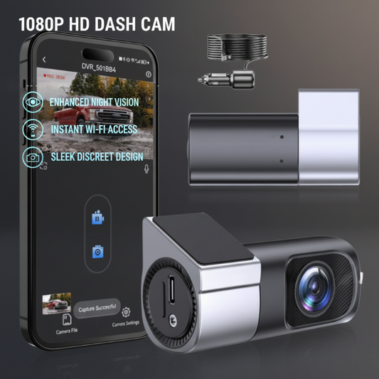 📢📢60 % de réduction !! ⏰Caméra de tableau de bord 1080P HD avec Wi-Fi et vision nocturne
