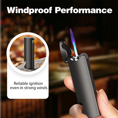 📢📢KIT ÉCONOMIE⏰ Briquet coupe-vent avec décapsuleur intégré