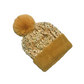 📢📢60 % de réduction !!!⏰Bonnet d'hiver à pompon et paillettes scintillantes