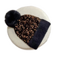 📢📢60 % de réduction !!!⏰Bonnet d'hiver à pompon et paillettes scintillantes