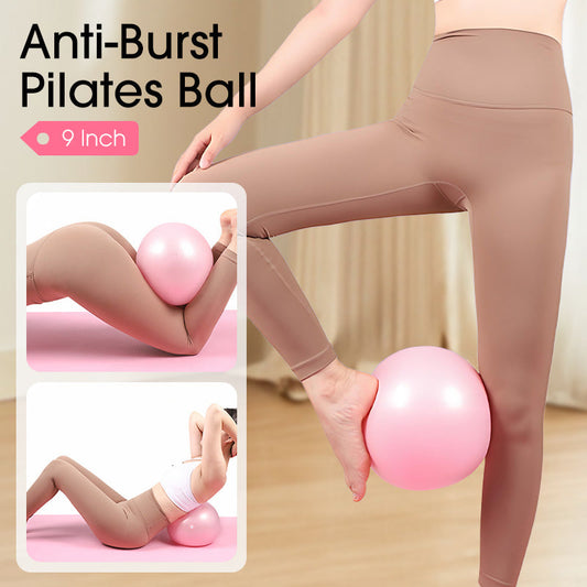 📢📢70 % de réduction !!!🧘‍♀️Ballon Pilates anti-éclatement de 9 pouces avec pompe