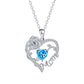 📢📢70 %  DE RÉDUCTION !! ⏰Collier pendentif « Mom » avec cœur en rose