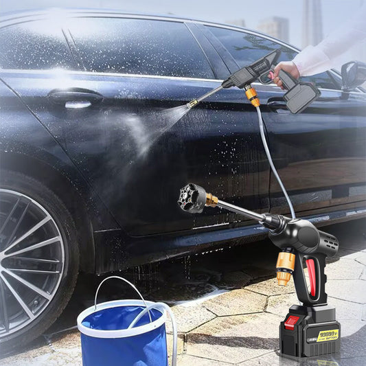 📢📢60 % de réduction !!⏰🚗 Nettoyeur Haute Pression Portable 30 BAR – Sans Fil, Polyvalent (Auto/Vélo/Terrasse) & Autonomie Longue🔋