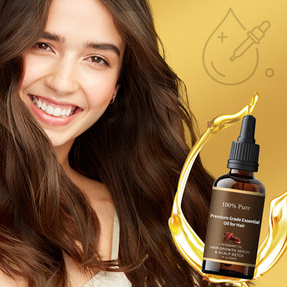 📢📢Achetez-en 2 obtenez-en 1 gratuit⏰Huile essentielle de qualité supérieure pour les cheveux