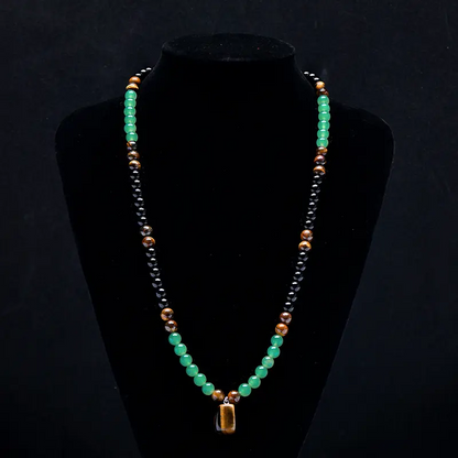📢📢60 %  DE RÉDUCTION !! ⏰Collier bohème en perles de pierre naturelle