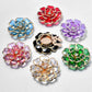 Boutons de manchette et broche florale chic ornés de strass