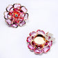 Boutons de manchette et broche florale chic ornés de strass