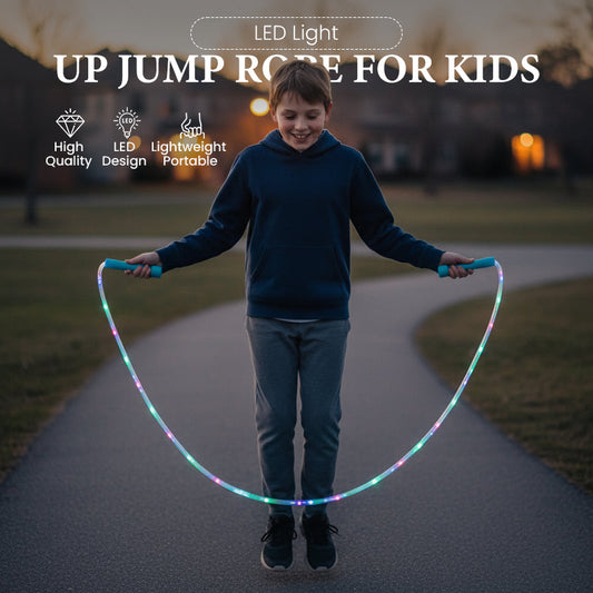 📢📢Achetez-en 2, obtenez-en 1 gratuit ⏰Corde à sauter lumineuse à LED pour enfants