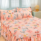 📢📢70 % de réduction !! ⏰Ensemble de jupe de lit à volants 3 pièces🛏️