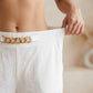 📢📢60 % de réduction !! ⏰Pantalon taille haute à jambes larges pour femme avec ceinture décorative
