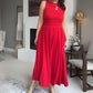 📢📢60 % de réduction !! ⏰Robe longue élégante à col rond pour femme 👗