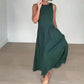 📢📢60 % de réduction !! ⏰Robe longue élégante à col rond pour femme 👗